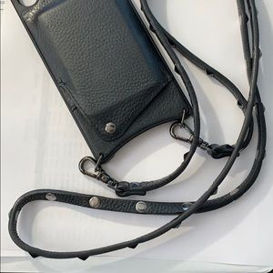 iPhone XSMax leather phone case